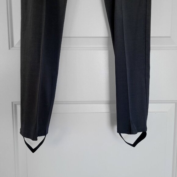 Theory Wool Blend Gray Stirrup Stretch Leggings - Picture 5 of 10